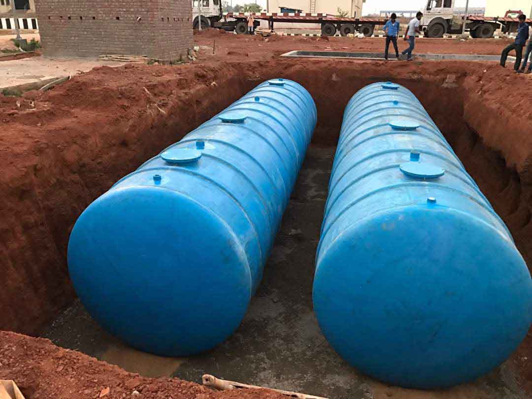 FRP Package Sewage Treatment 300 KLD